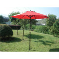 Patio tout droit commun pas cher en bois parasol